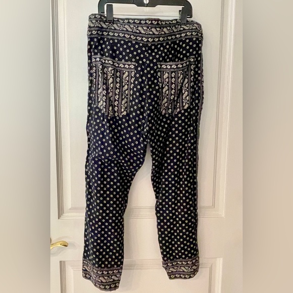 ❤️ ISABEL MARANT ETOILE LOLI BANDANA BOHEMIAN DRAWSTRING CASUAL COTTON PANTS - Picture 5 of 15